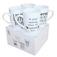 Pack de 4 tasses à café