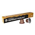 Kaffekapslen Espresso Hazelnut Premium paquet et capsule pour Nespresso
