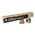 Kaffekapslen Espresso Vanilla Premium paquet et capsule pour Nespresso
