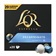 L'OR Decaffeinato XL paquet et capsule pour Nespresso
