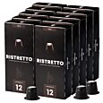 Pack de démarrage avec 100 capsules en plastique de Kaffekapslen Ristretto pour Nespresso