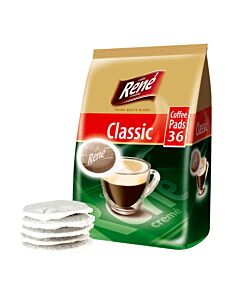 Café René Classic paquet et dosettes pour Senseo