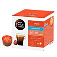 Nescafé Lungo Decaffinato paquet et capsule pour Dolce Gusto