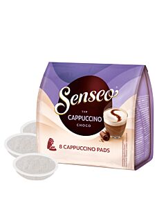 Senseo Cappuccino Choco package and pods for Senseo